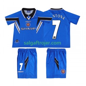 Manchester United CONTONA 7 Fodboldtrøjer Børn Retro 3. sæt 1996 1998 Kort ærmer